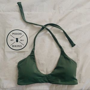 Midori bikini top in Olive Green